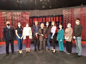 Студентка ГАПОУ "Волгоградский медицинский колледж" Александра Червина приняла участие в программе ГТРК "Волгоград-ТРВ"